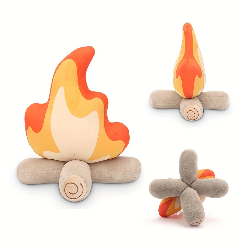 Campfire Plush Toy, Soft Simulation Bonfire