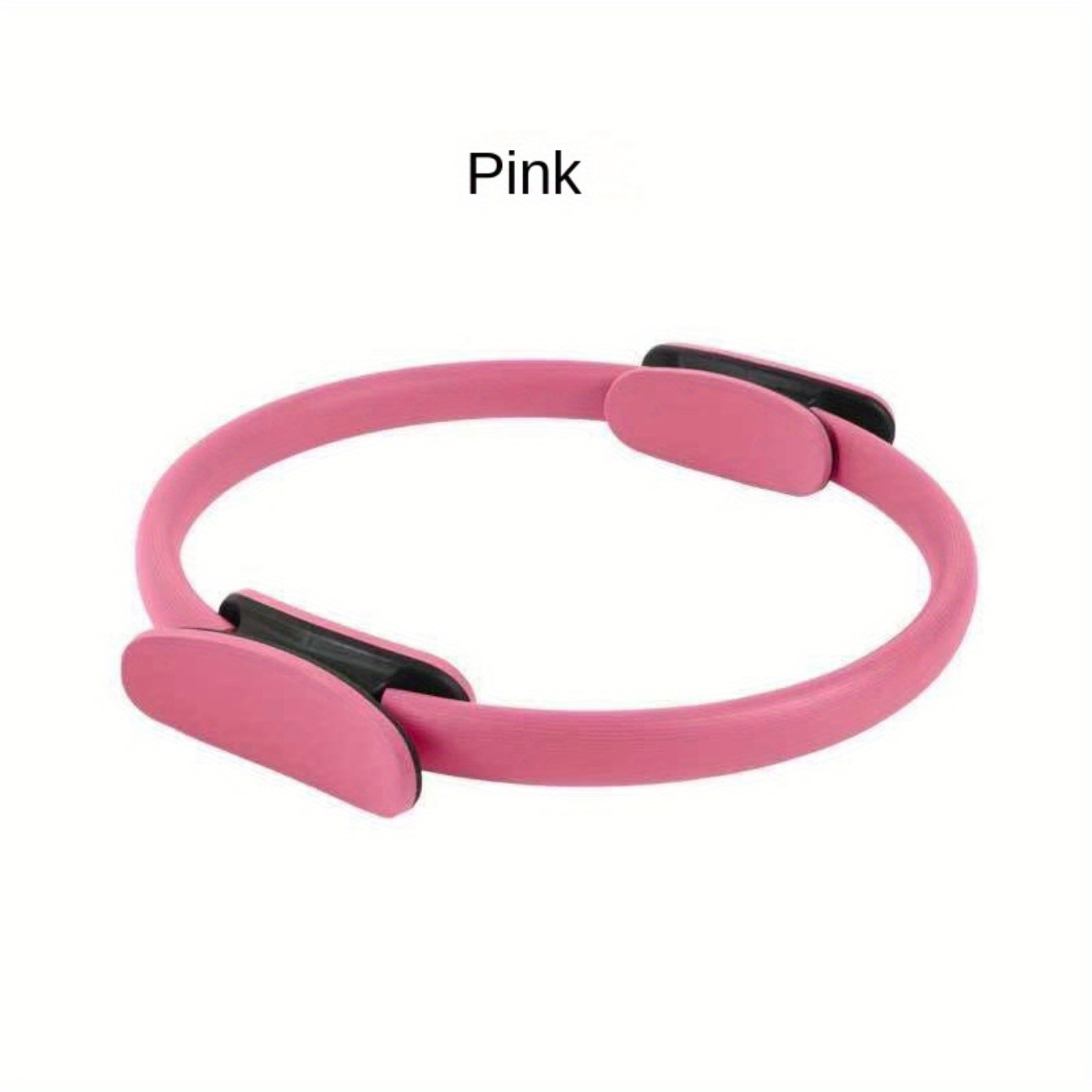 TEMU Fitness Ring Yoga Pilates Single Color Elastic Training Ring - Home Resistance Stretching Equipment - Ring - Strength Training Yoga Equipment,