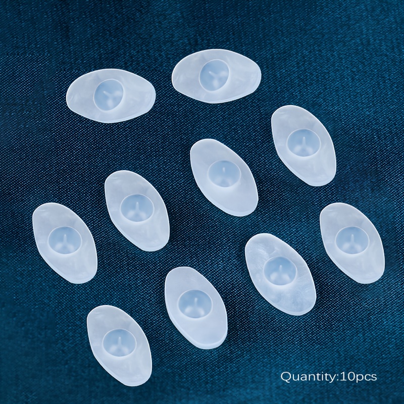 Earring Supports | Set Of To Prevent Sagging | Discreet Rubber/plastic Earring Supports | Locking Backings For Ear | Non-slip Pads For Heavier Earrings, Studs, And Ears