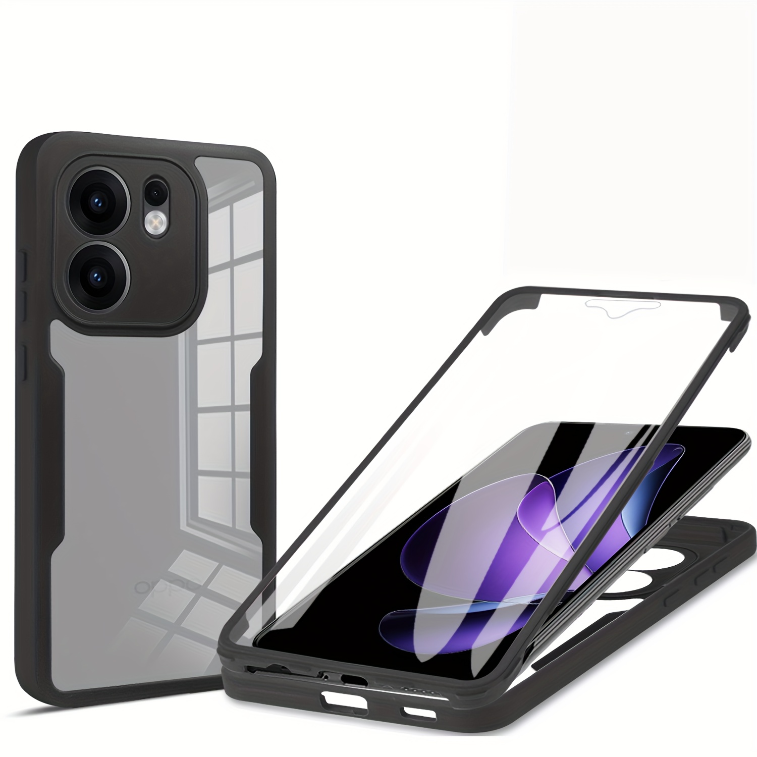 TEMU para teléfono - Adecuada para OPPO RENO13 5G, de cuerpo completo de , con protector de pantalla incorporado