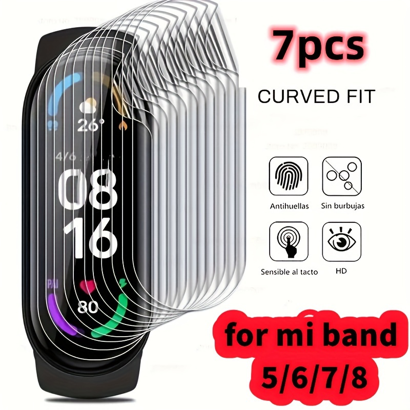 Screen Protector Compatible for Xiaomi Mi Band 8 Pro Smartwatch, 9H  Tempered Glass Protective Film Compatible for Mi Band 8 Pro Fitness Traker  Smart
