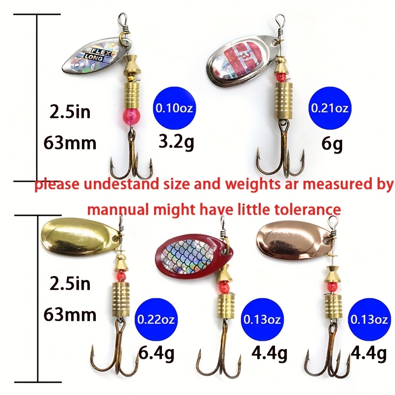 china fishing lure supplies 10pcs feathered spinner lure kit box high hook