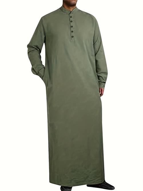 muslim arab abaya kaftan dress men islam thobe robe dishdasha robe
