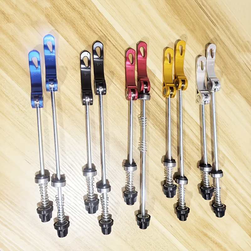 mountain bike quick release pole highway front axle rear bearing quick release lock   bicycle axle fixing pole