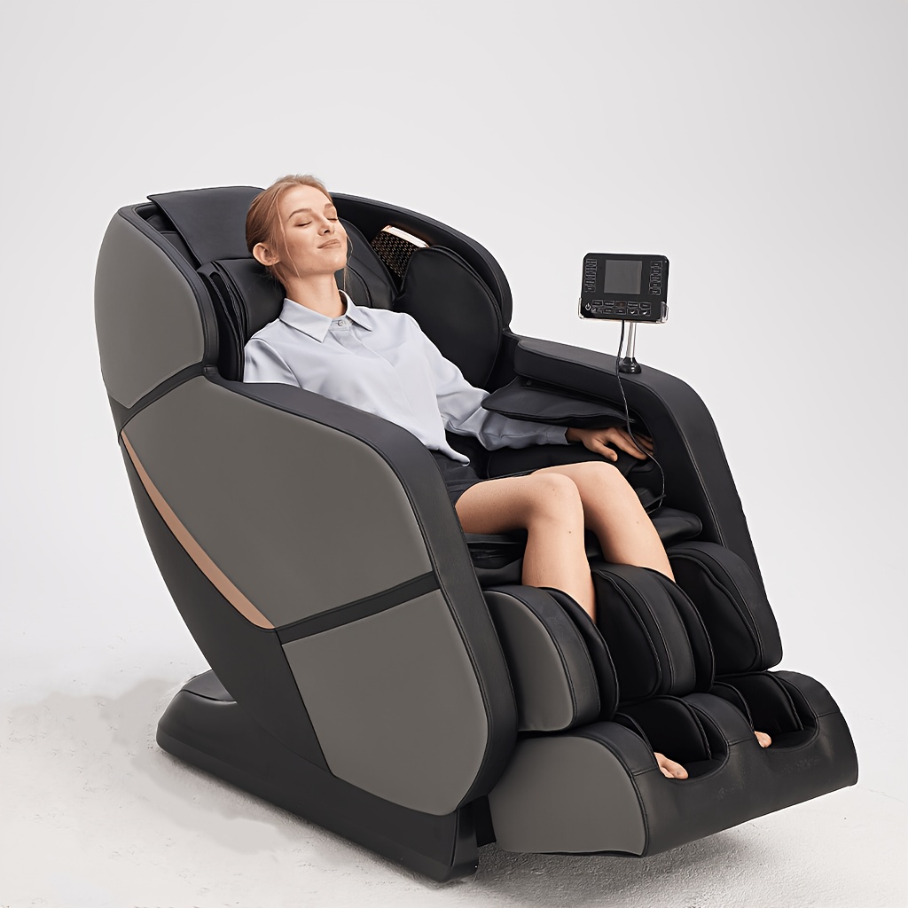 massage chair full body massage chair zero gravity chair portable direct rail kneading massage chair safety     rollers gray color Product details 3