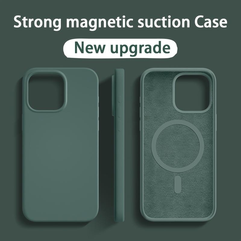 premium phone cover for iphone models 16 15 14 plus 13 11 and 12 pro max with wireless charging and a magnetic soft details 9