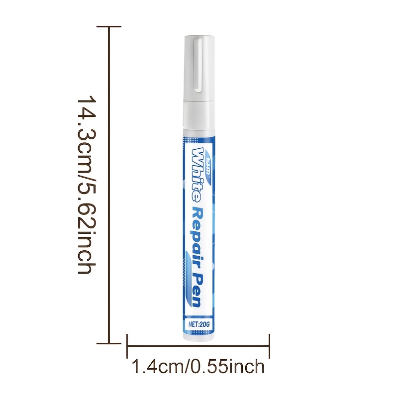 Image of White Shoe Upper Repair Pen, Used To Fix Scratches And Wear On White Shoes. Non-fading And Water-resistant. Repair Method To Restore Shoe Upper