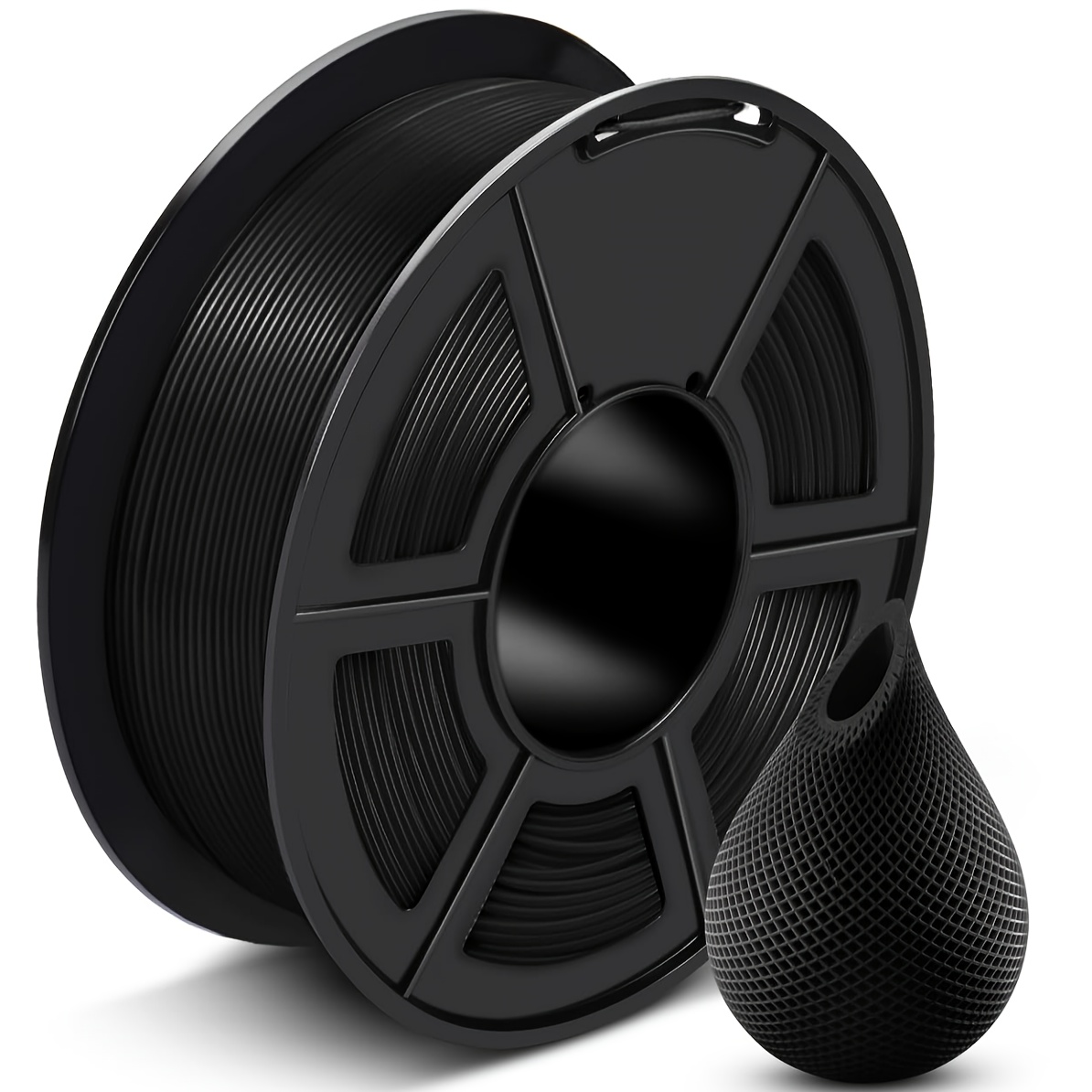 

Sunlu High-toughness Petg Filament - 1.75mm, Low Stringing & Strong Layer Adhesion, Durable & Weather-resistant, Easy Print Black Petg, 2.2lbs Spool