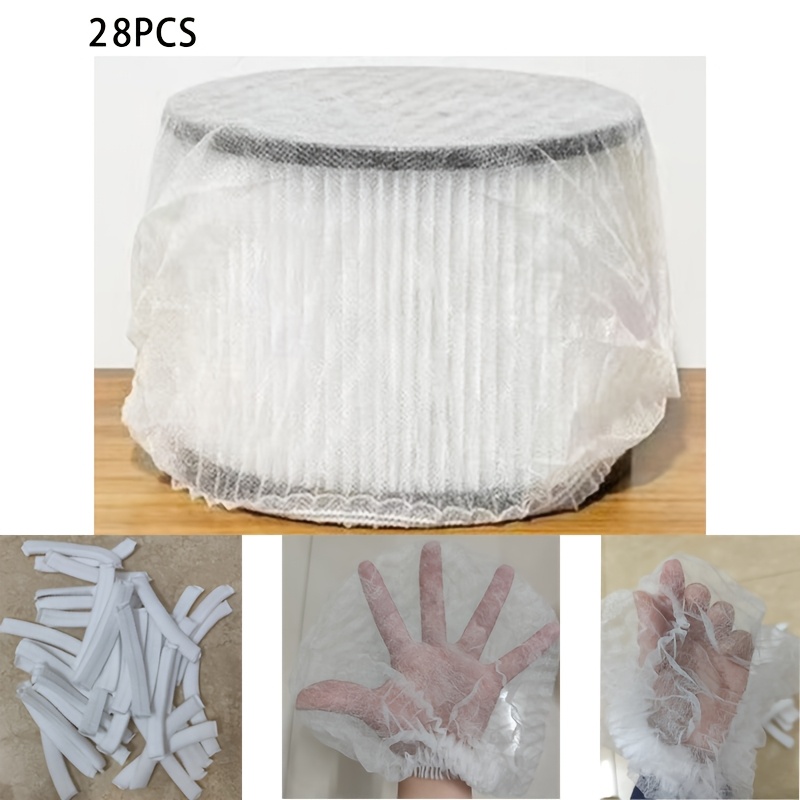 TEMU 버킷 스타일 대형 필터 스크린, 일회용 진공청소기 부직포 필터 커버, 탄성 진공청소기 필터 커버 포함, 진공청소기 필터 스크린에 적합, 확장 및 확대 버전