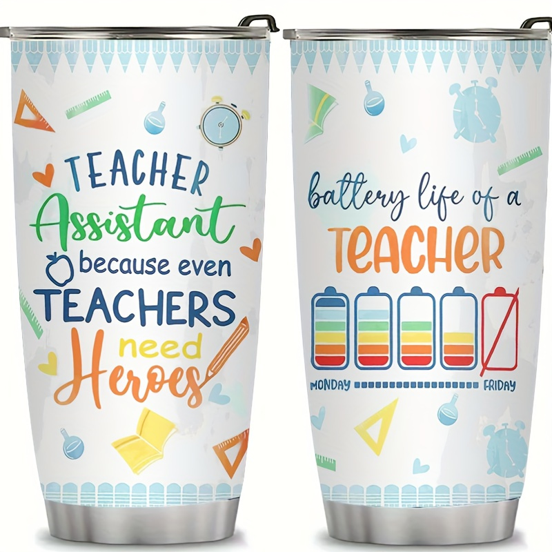 

1pc, 20oz Steel , "teacher Assistant " Sarcasm , Insulated Mug Lid, Insulated, 18/8 -, 12/24 /hot , , For