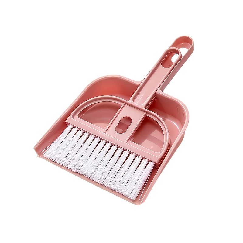 TEMU Un ensemble de mini petites balais sur , animaux de compagnie, clavier, brosse, pelle en plastique, brosse, nettoyage pour animaux de compagnie,