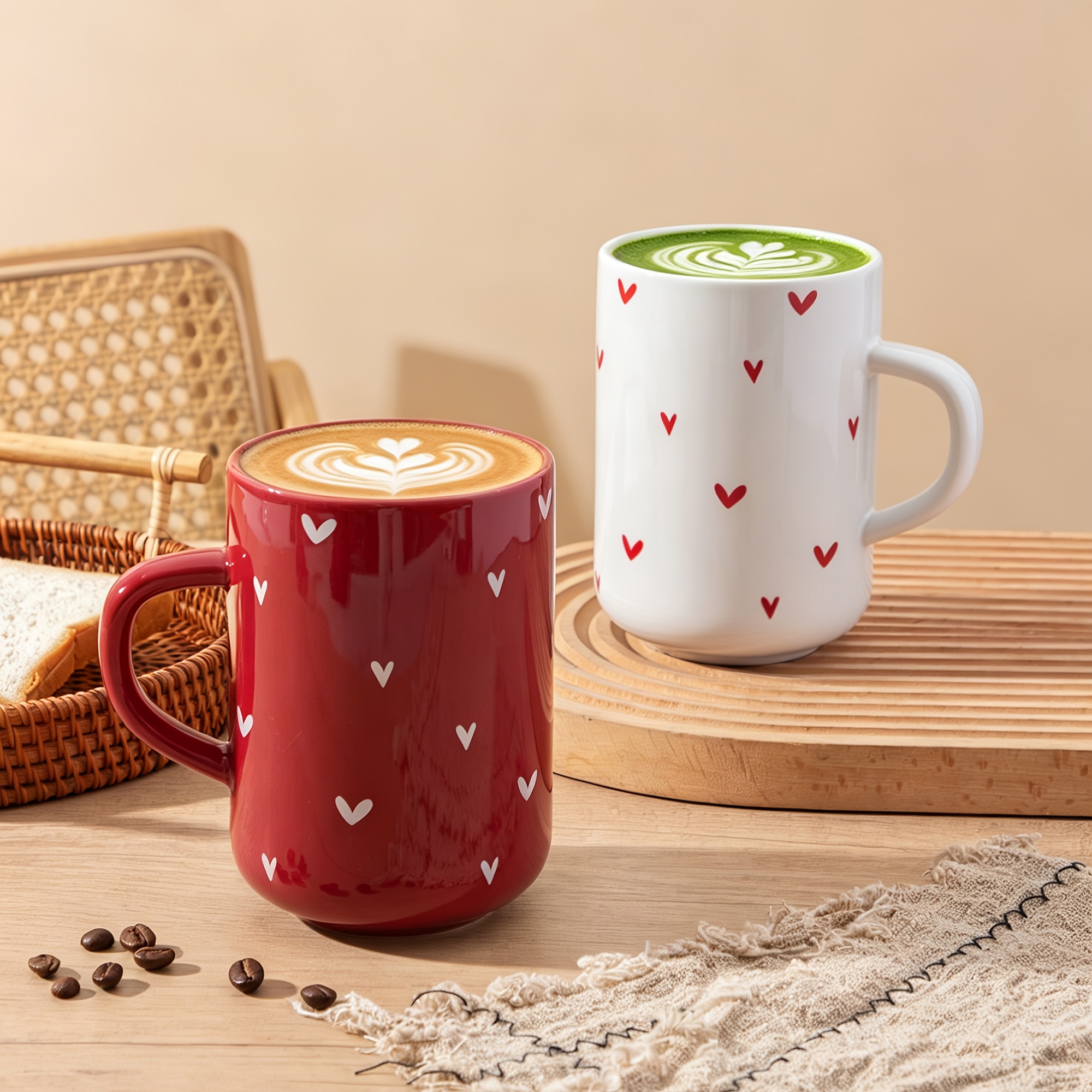 heart mug sold on Temu United States
