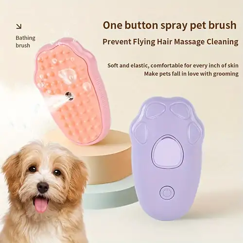 Quiet 2 in 1 Pet Grooming Hair Dryer Slicker Brush Spazzola - Temu