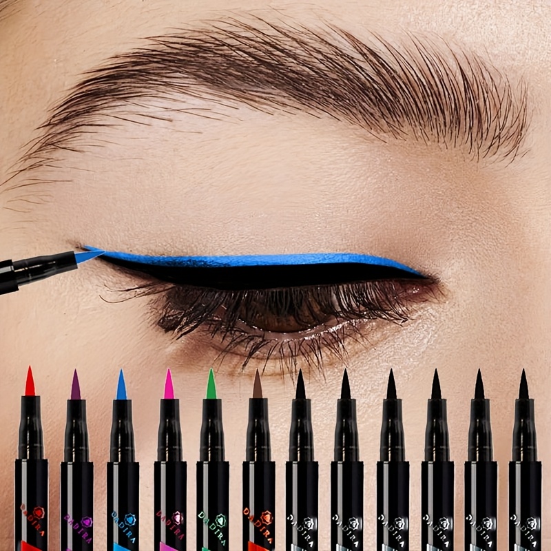 Eyeliner Pencil12pcs Long Lasting Smudge Proof Suitable