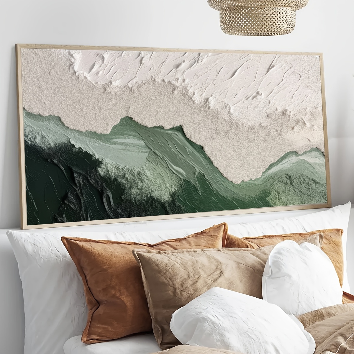 

Minimalist & Ocean Wave Canvas Print - Wall Art For Living Room, - Style, Room Decor