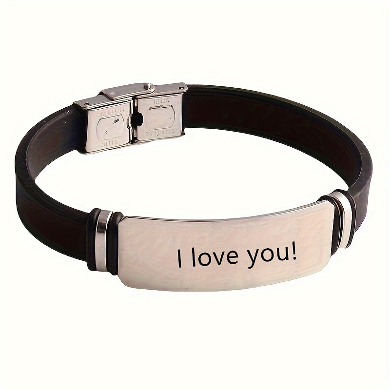 funky style mens stainless steel bangle bracelet Temu United Kingdom