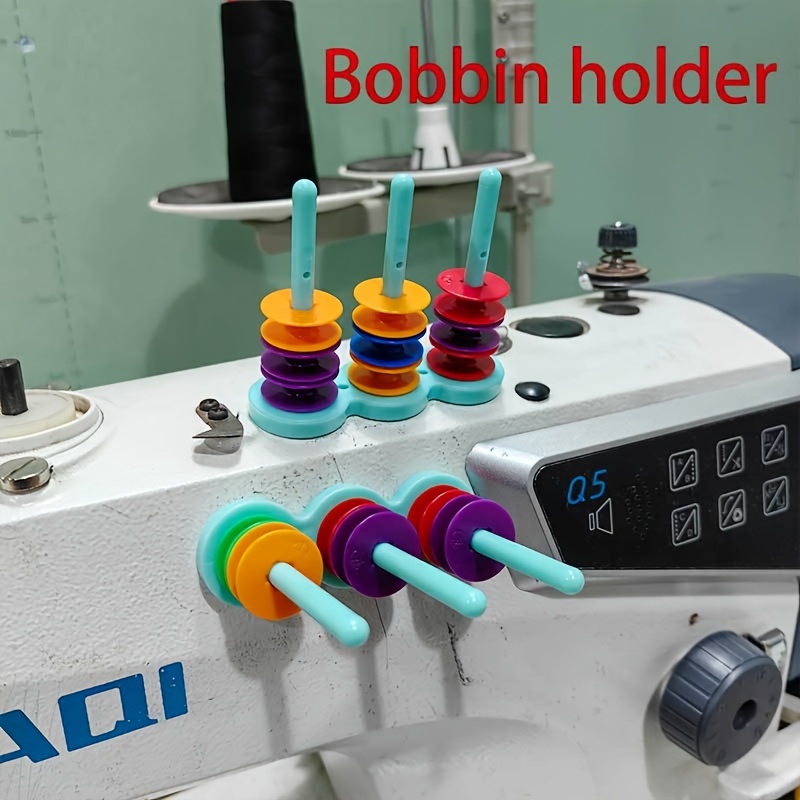 

1pc Sewing Machine Bobbin Holder, Magnetic Suction Wire Core Support, Sewing Bobbin Storage Rack, Sewing Machine Bobbin Storage Rack