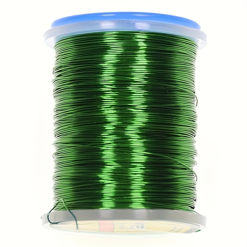 TEMU 1 pièce Matériau de Fabrication d'Appâts Simulés, Fil de Cuivre de 100 , Fournitures pour la Création d'Appâts Insectes pour la Pêche à , Corps