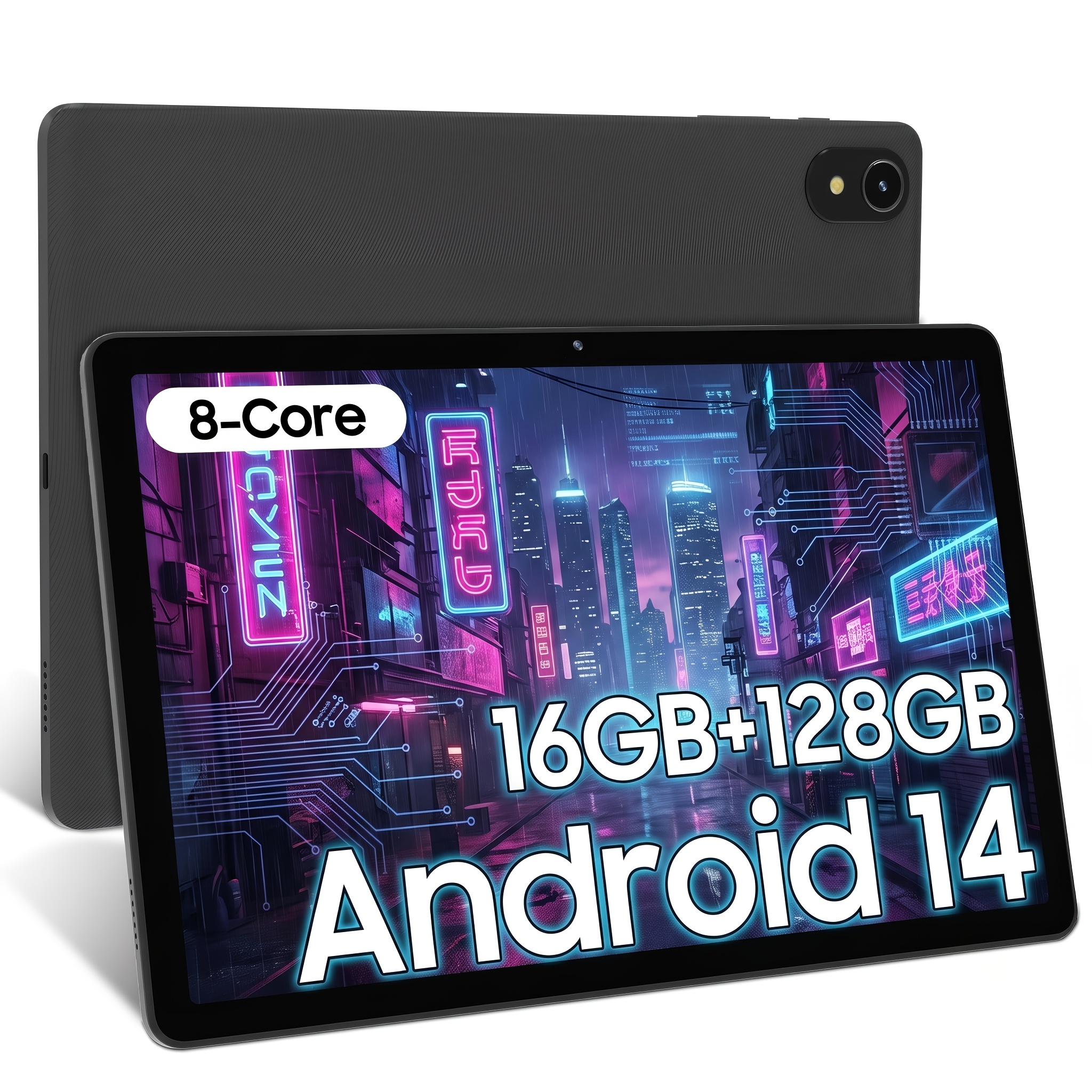 11-inch Tablet 14, 16gb + 128gb Rom (1tb Expansion), Fast -core 2.0ghz, Ips Hd Screen, 5g Wifi 6, L1 Video, Ai, 7000mah Battery, 5mp+8mp Camera, App