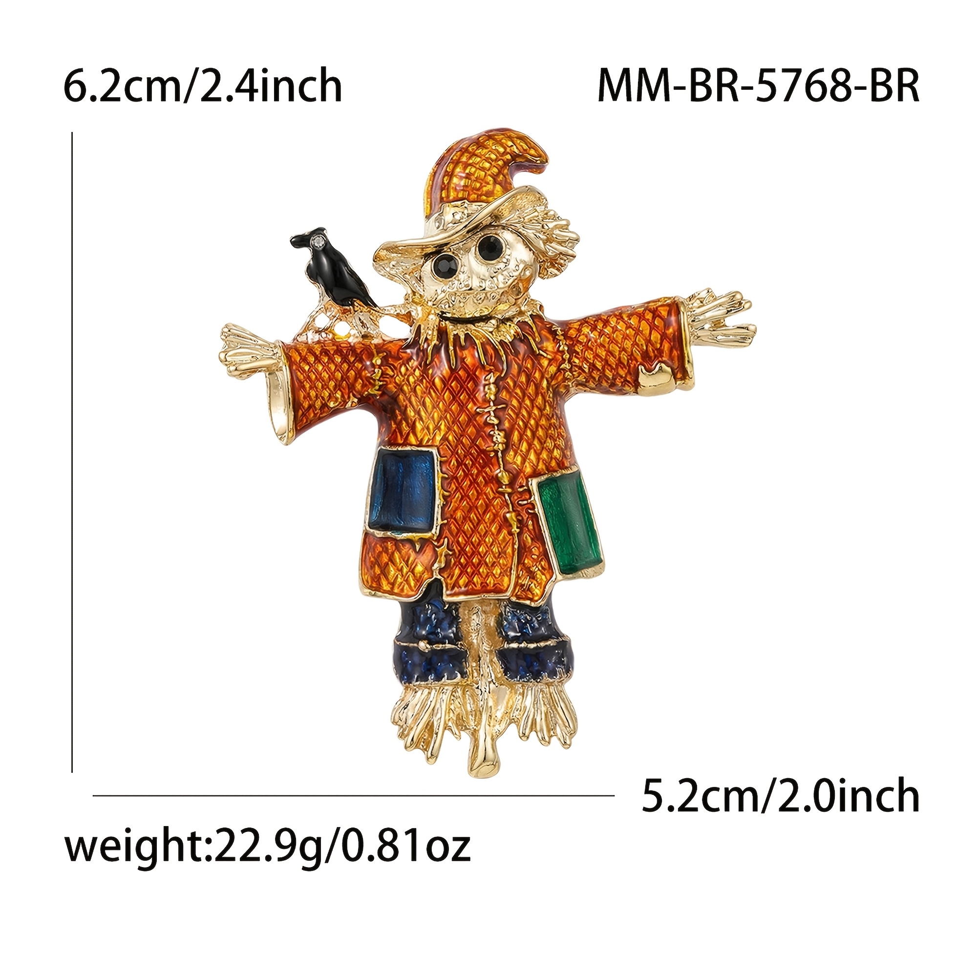 TEMU Broches Guignols Émaux Classiques pour Femmes Unisexe Figurines Épingles Peuvent Être Utilisées Comme Badges Décoration Décorations de Bijoux