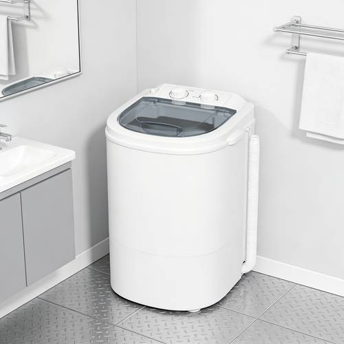 item picture portable washing machine 6 6 lbs mini washer machine compact 110v single tub semi automatic portable laundry washer machine for apartments rv dorms traveling blue