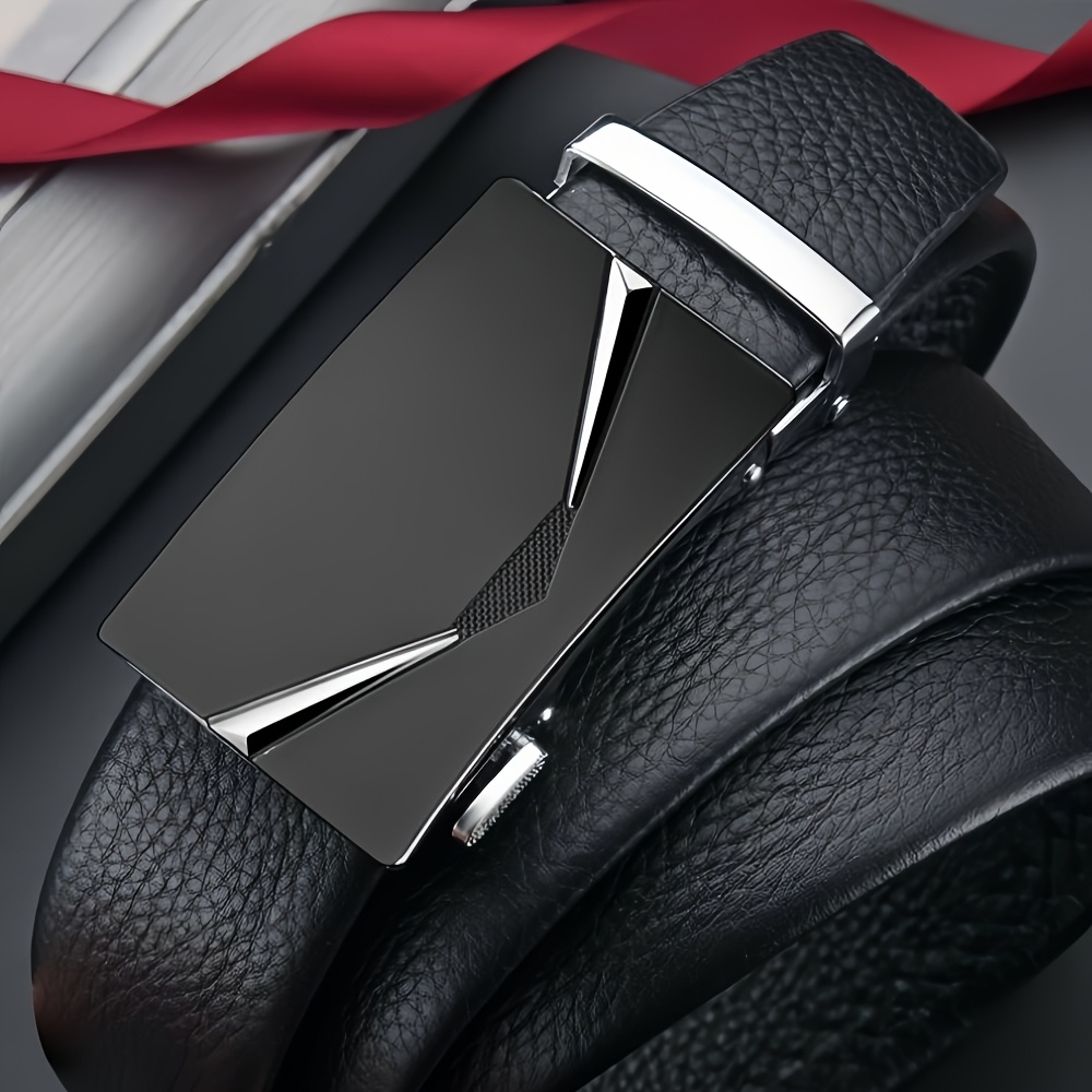 2pcs Men's Automatic Buckle Belts