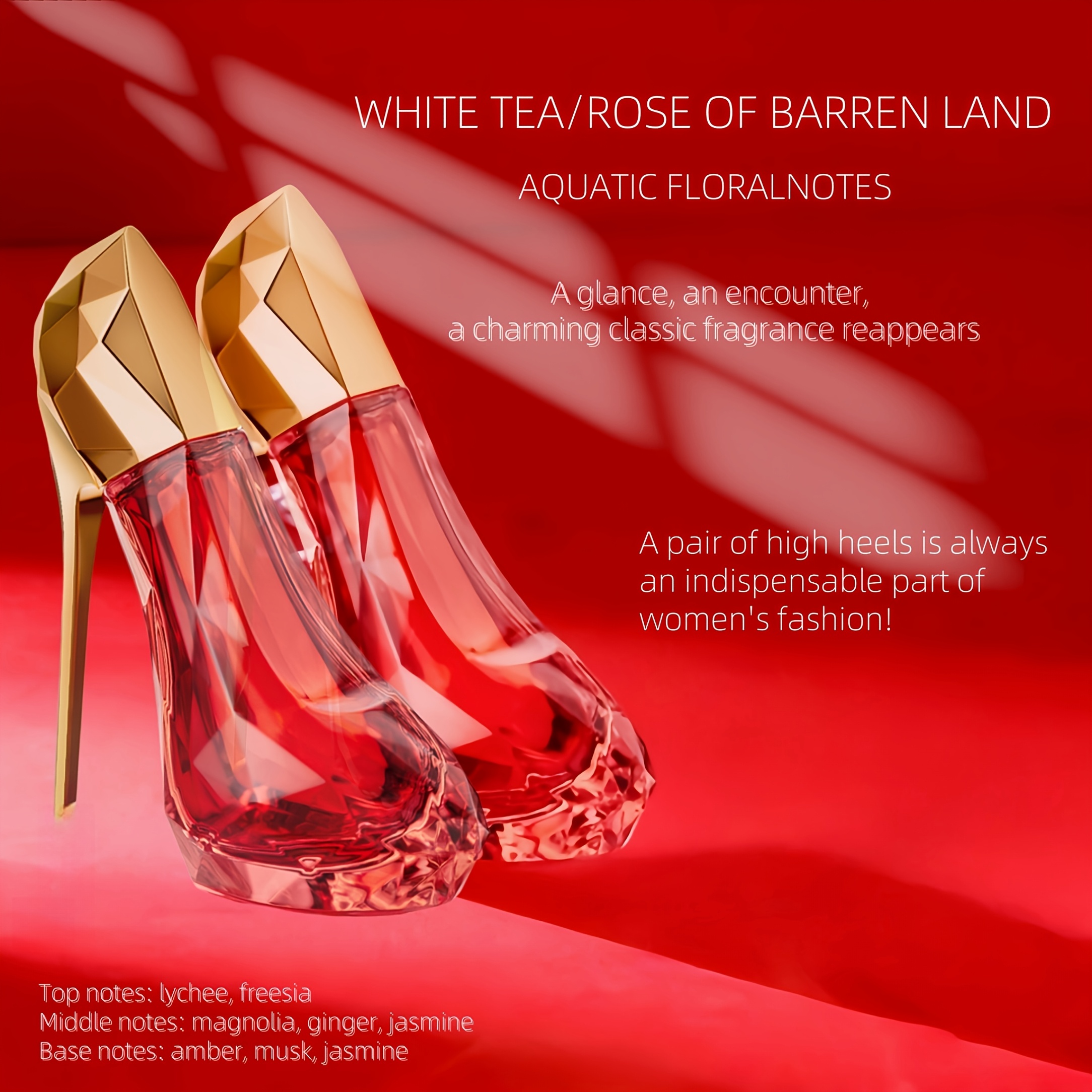 Image of 30ml*2, Grape Rose Perfume, Elegant High Heel Perfume For Women With Floral Fragrance, Long- Floral Fragrance, Showcasing Feminine Charm, Suitable For Parties And Dates, Holiday Gifts