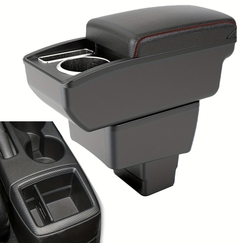 TEMU A Car Modification Accessory For The For Armrest Box And For 2 Central Armrest Interior, Featuring A No-damage Installation, A Sliding Panel,