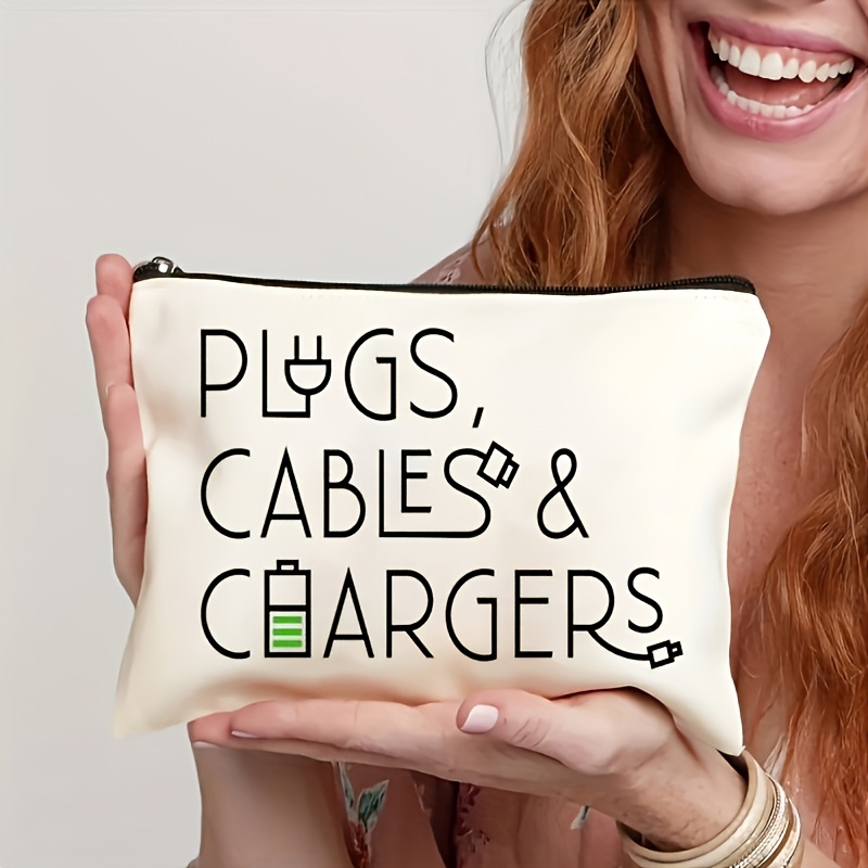 TEMU --durable, Stylish Gifts, Convenient Zipper Closure, For Your , Gifts For Sisters, Portable Cosmetic Bag, Student Pencil Case, Gift Bag, Zipper