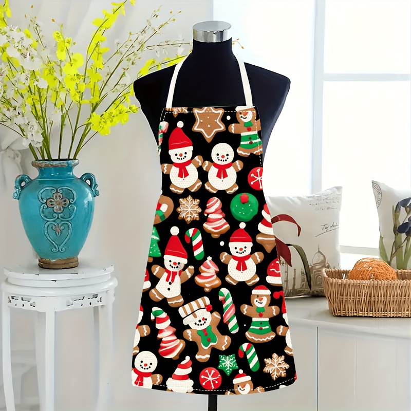 

Christmas , Snowman, And - 100% Polyester For Cooking, , And Decor, 68x55cm/26.77x21.65in - 1pc