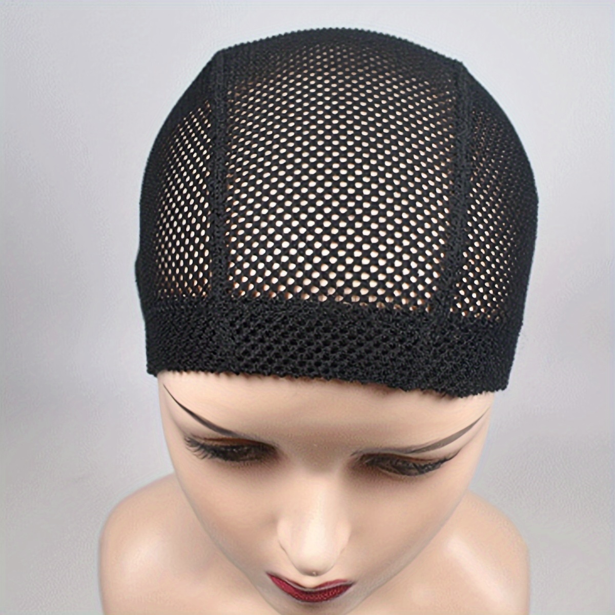 

1pc Soft Crochet Wig Caps Mesh Dome Caps Wig Accessories Large Hole Hair Nets For Making Wigs