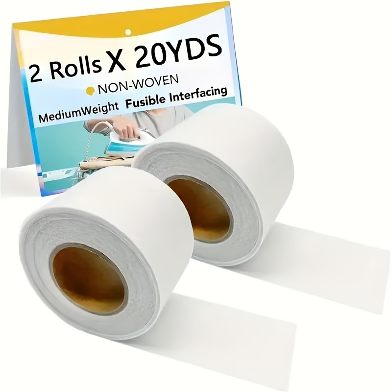 20 yards total medium weight polyester non woven interfacing