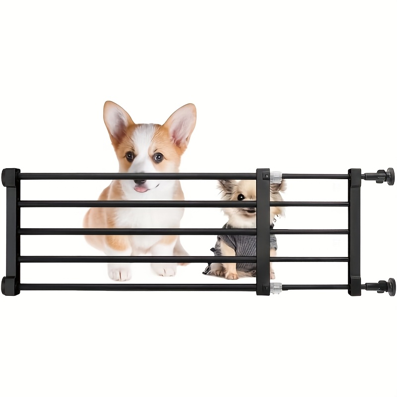 

Adjustable & Dog Gate For Short Pets - -over Design, Pressure Mount, Pc Material, Ideal For & Stairs, Corgis & Small Dogs, Dog Gates For Inside