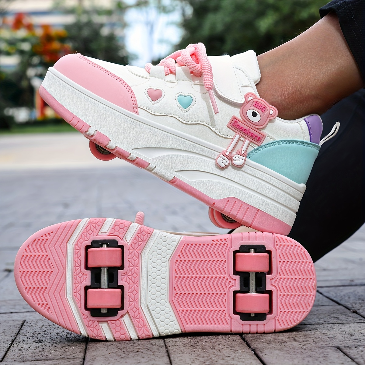 bambina scarpe rosa estive