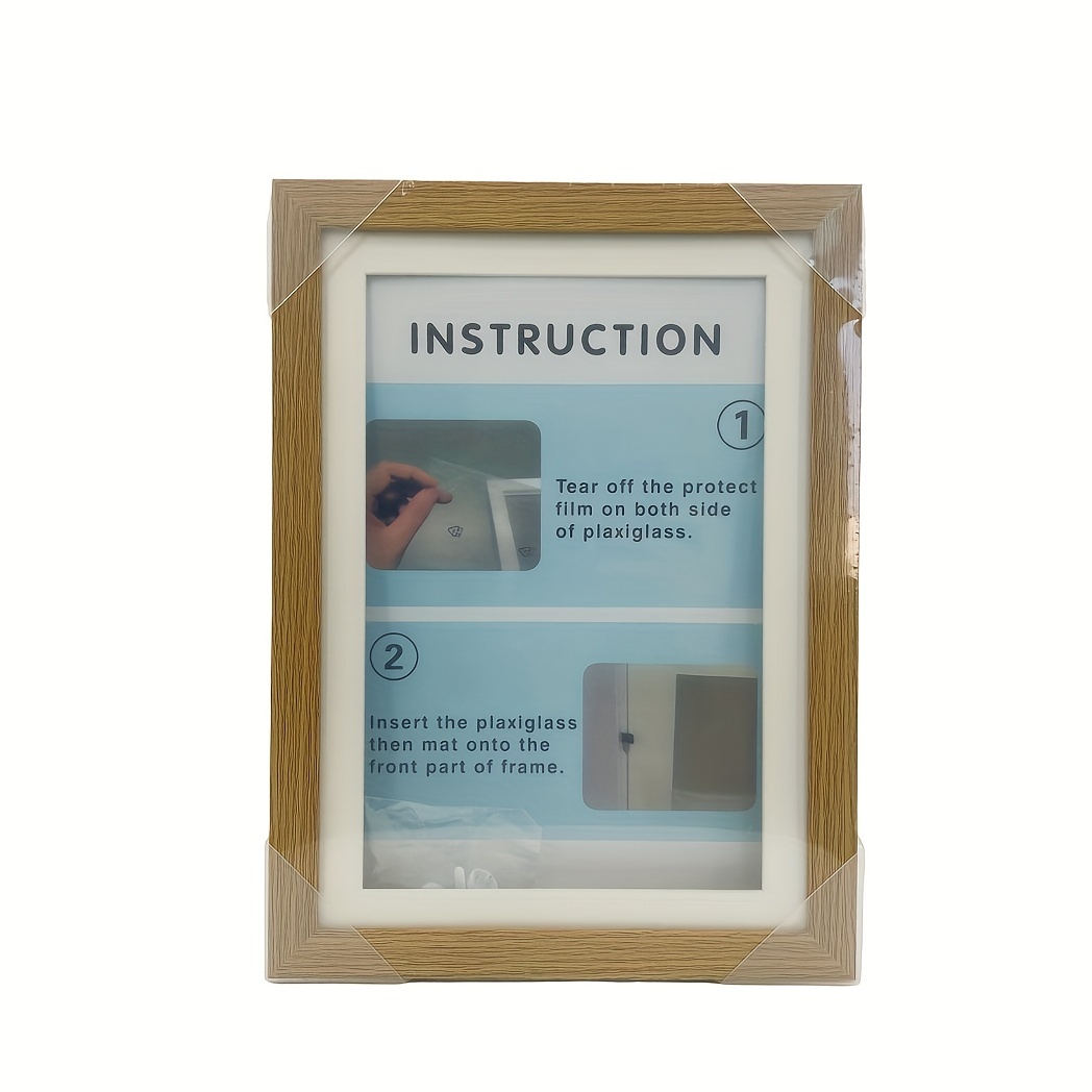 Image of 1pc Flip Frame Front Can Open Children' Display Oil Painting Painting Store Frame Photos Wall Home Decoration
