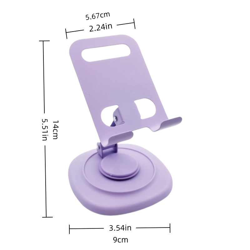 360-Degree Rotatable Adjustable Desktop Phone Holder