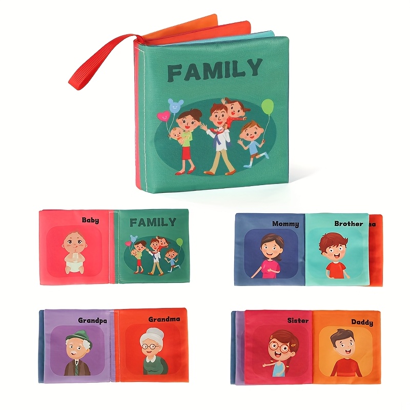 Washable Tear-Resistant Cloth Book, Infant Sensory Toy