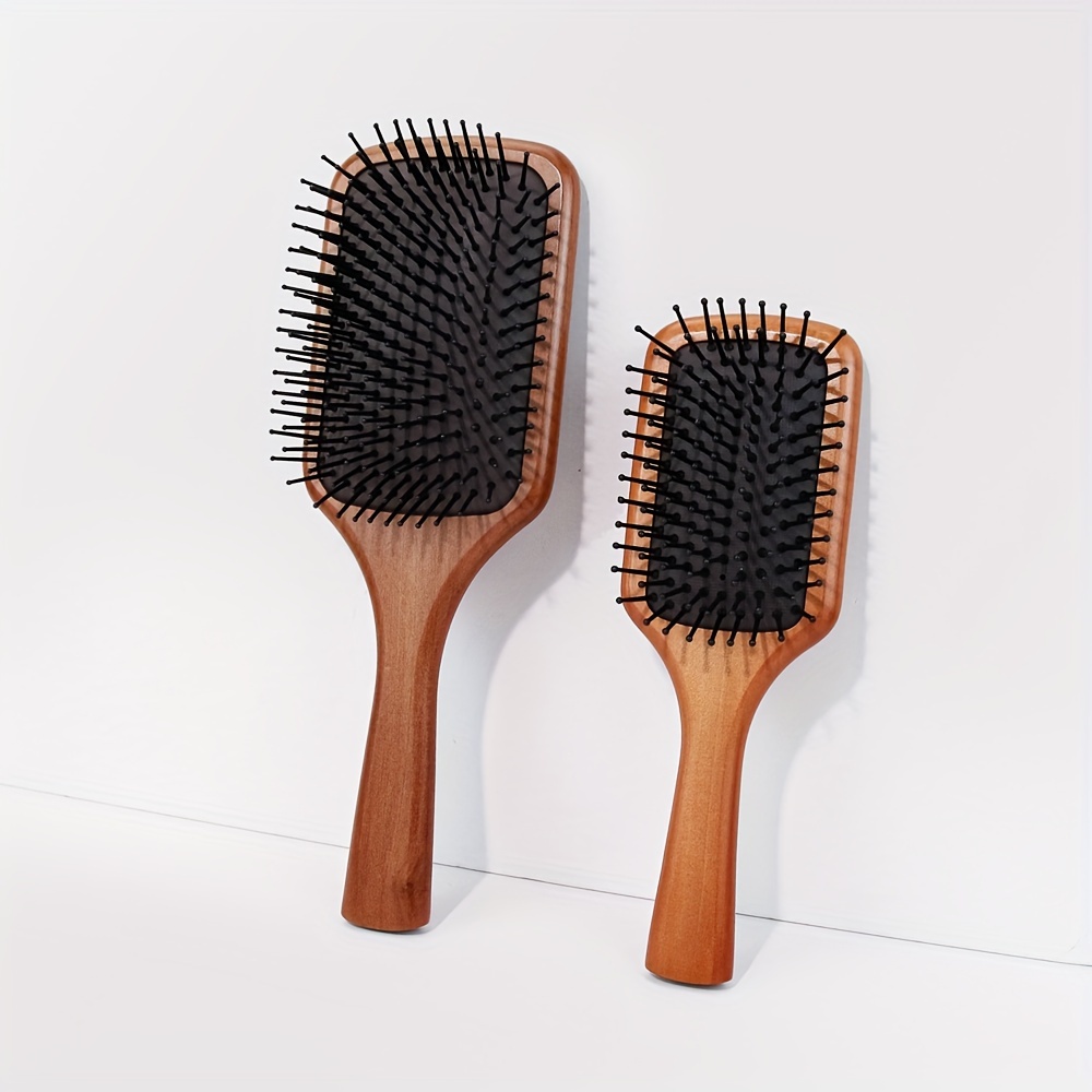 

Bamboo Wooden Comb - Massage Brush For All Types - Promotes Healthy Scalp And