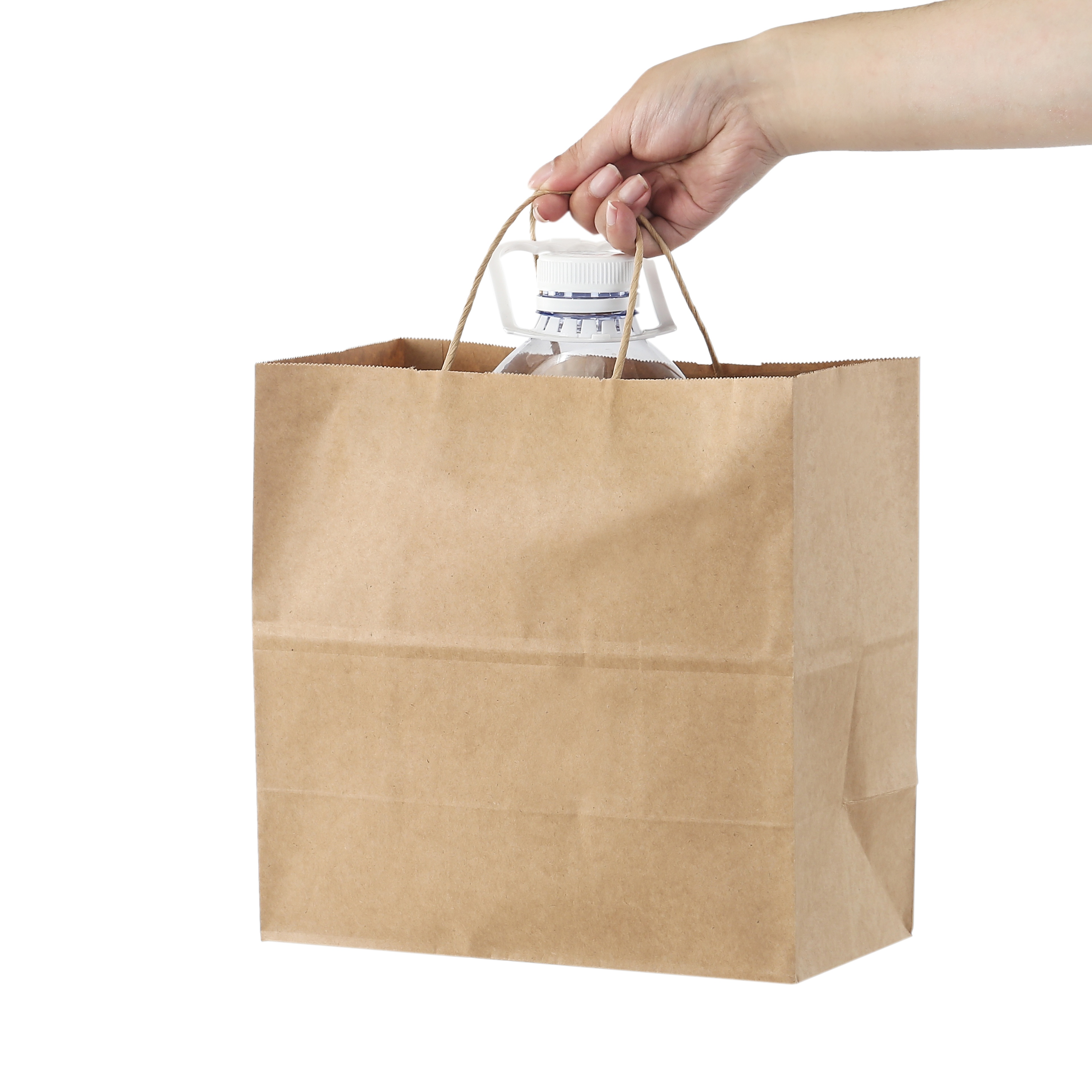 24 PCS Clear Plastic Gift Bags With Handles, Reusable Party Favor Bags Small Gift Wrap Goodie Bags Party Wedding Birthday Boutique Shopping 6 X 5x 3 Inches