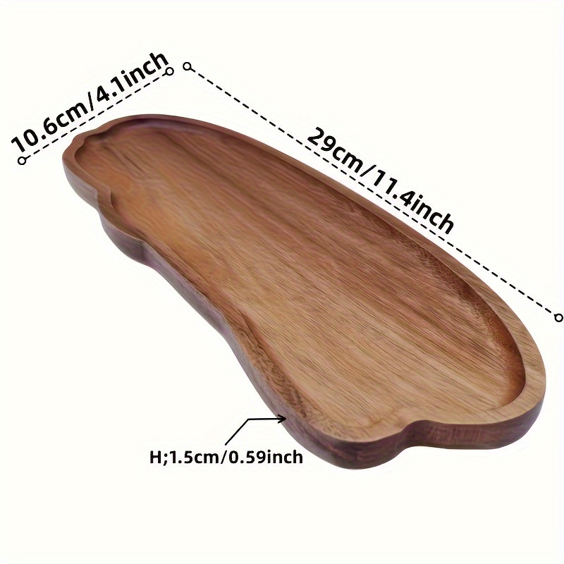 TEMU -shaped Wooden Tray For Snacks, Desserts, Cheese, Tea, - Halloween, Christmas, Easter, Thanksgiving, Father's Day - & Dining Decor, Best For