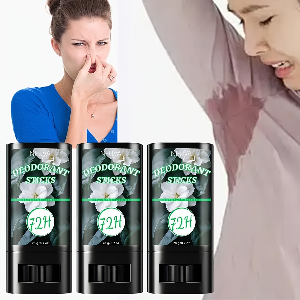 3pcs, Jasmine Deodorant, Keep Fresh, , Easy To Carry, Boost , Suitable For Daily Use/sports/travel, Unisex
