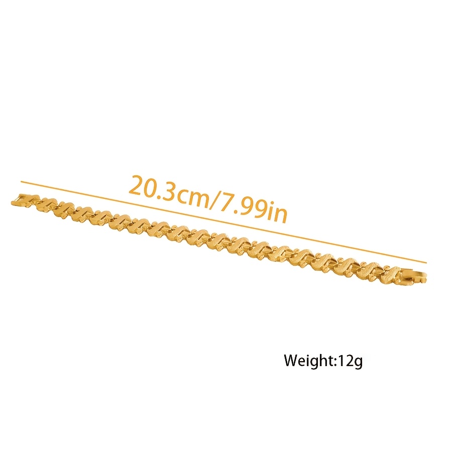 Gold-Plated Heart-Shaped Ballet-Style Bracelet, Wedding Engagement Jewelry