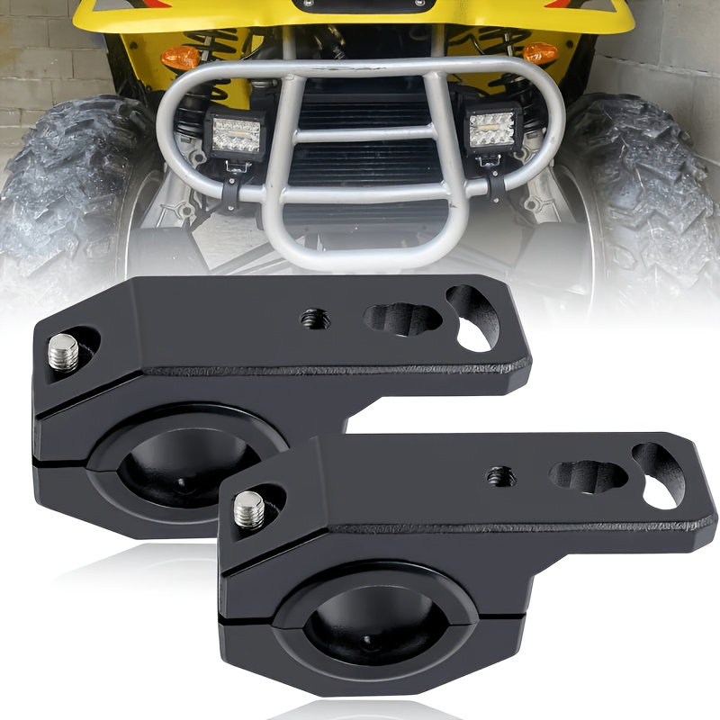 TEMU 2pcs Motorcycle Mounting Bracket, -type Bracket, Led Tube Bracket, Aluminum Alloy Material, Quantitative Structure, , Stable And Durable, No