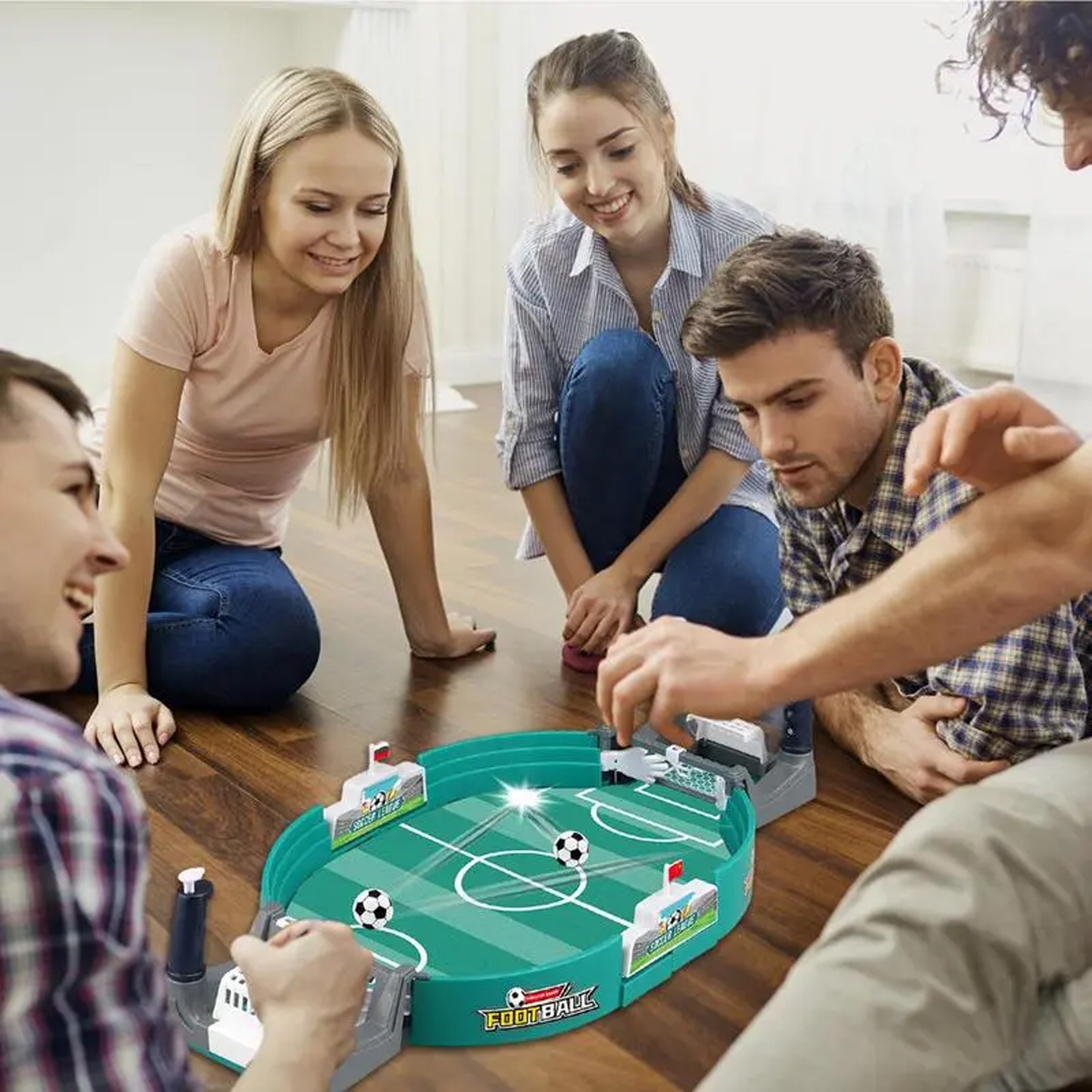  game for adults green plastic frame 2 player duel sports board game details 2