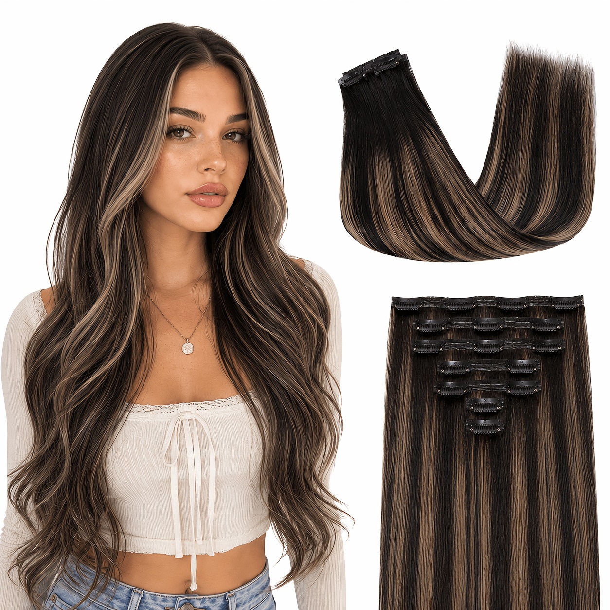 real hair extensions sold on Temu United States