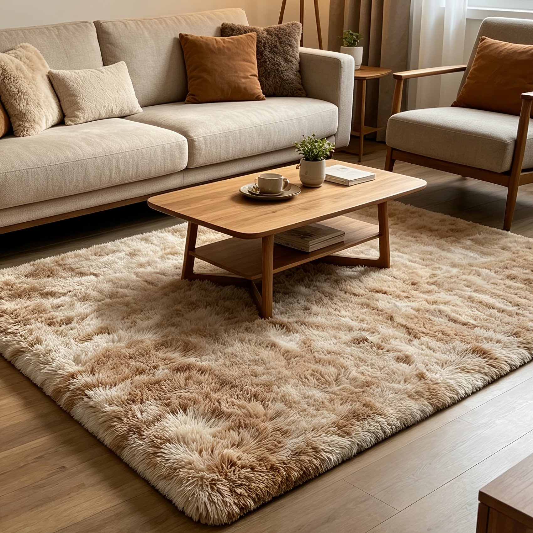 beige rug sold on Temu United States