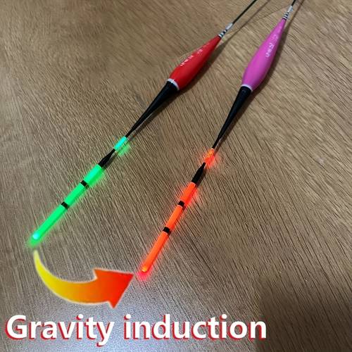 2 sets of electronic bobbers smart bobbers luminous bobbers bite activated color changing glow sticks with bobber connectors cr425 with bobber tubes for night fishing tackle