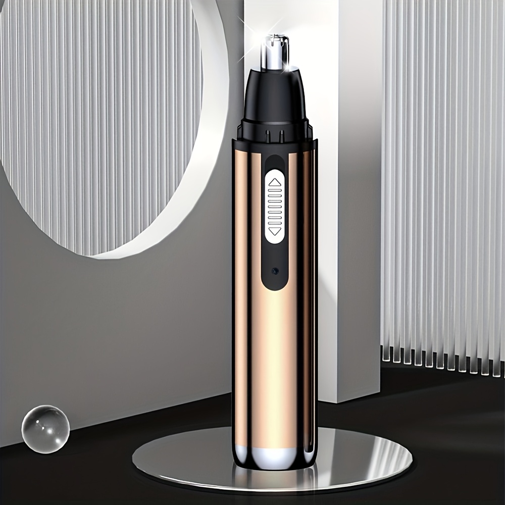   sleek usb rechargeable ear nose hair trimmer   facial hair removal for men women 400mah lithium battery design with   eyebrow clipper Product details 2