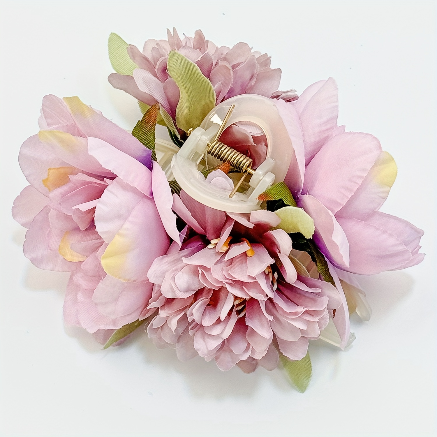 E-shop Elegante Haarklammern mit Blumen im Vintage-Stil, verschiedene Frühlings-Hai-Clips mit Kunstblumen, Haarschmuck für Brötchen und Pferdeschwänze