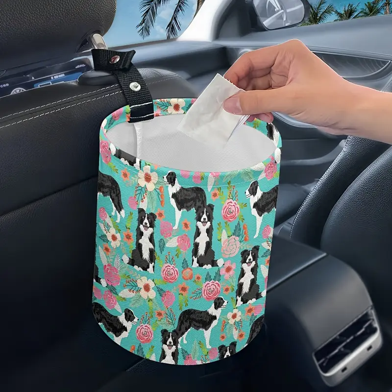 Border Collie Car Trash Bag Border Collie Car Trash Bag